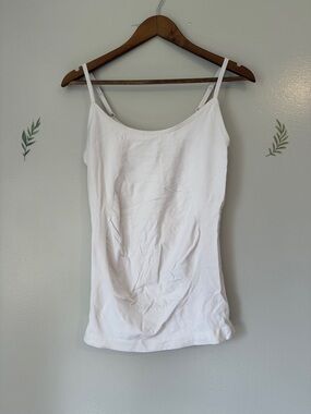 Isabel Maternity Nylon/spandex White Women's  Tank Top